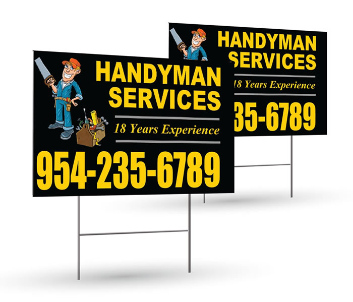 yard signs